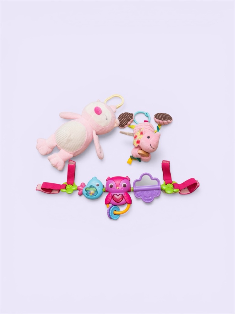 Baby girls carrier and stroller toys